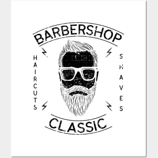 We Don't Just Cut Hair, We Create Masterpieces Barbershop Classic Tees Posters and Art